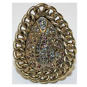 Wildlife by Heidi Klum Pave and Curb Link Rng J261747  Medium